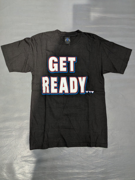 ザ・ロック「GET READY...」Tシャツ(WWE(2002) / ブラック)