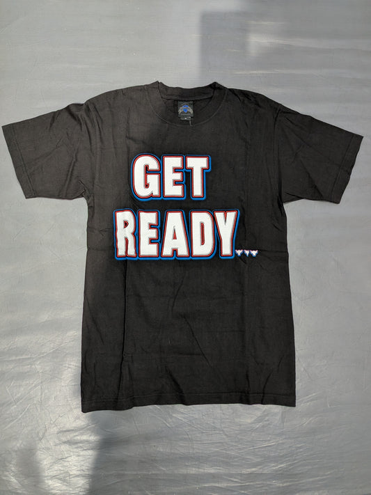 The Rock 'GET READY...' T-shirt (WWE (2002) / Black)