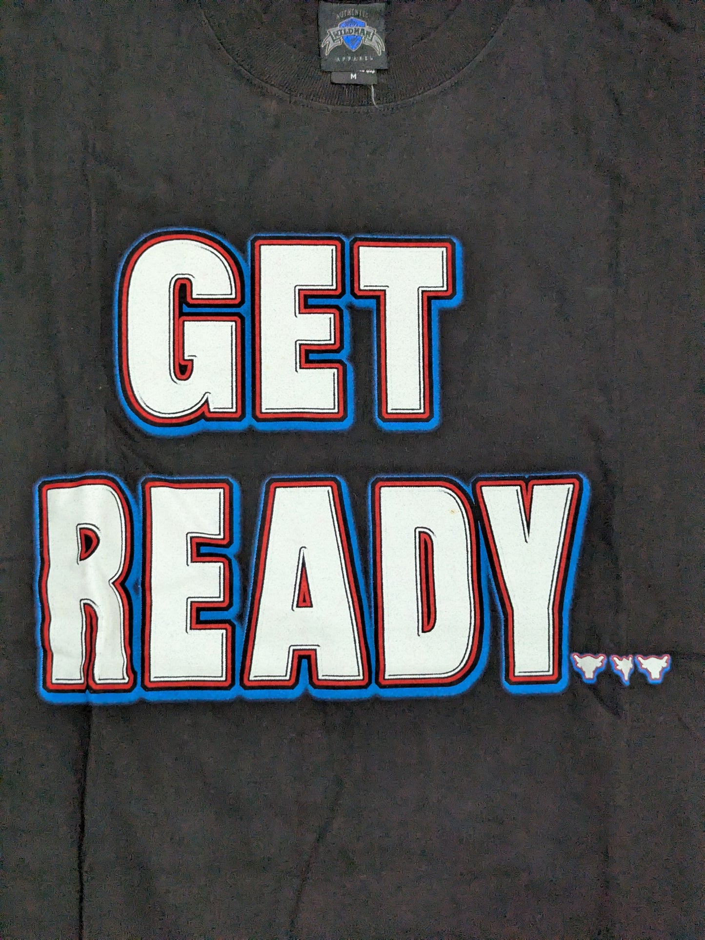 ザ・ロック「GET READY...」Tシャツ(WWE(2002) / ブラック)