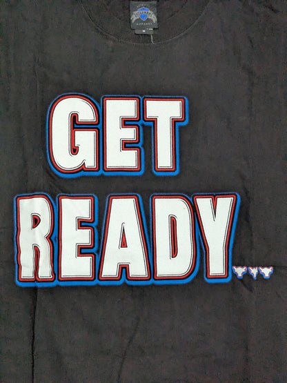 ザ・ロック「GET READY...」Tシャツ(WWE(2002) / ブラック)