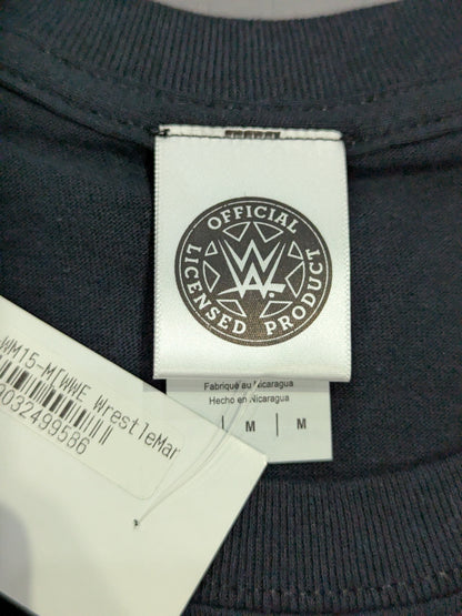 WrestleMania 15 'Stonecold Steve Austin vs The Rock' Picture T-Shirt (WWE (2010s, Reissue) / Black)