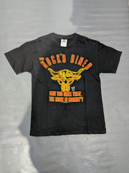 ザ・ロック「THE ROCK’S DINER」Tシャツ(WWE(2000s) / ブラック)