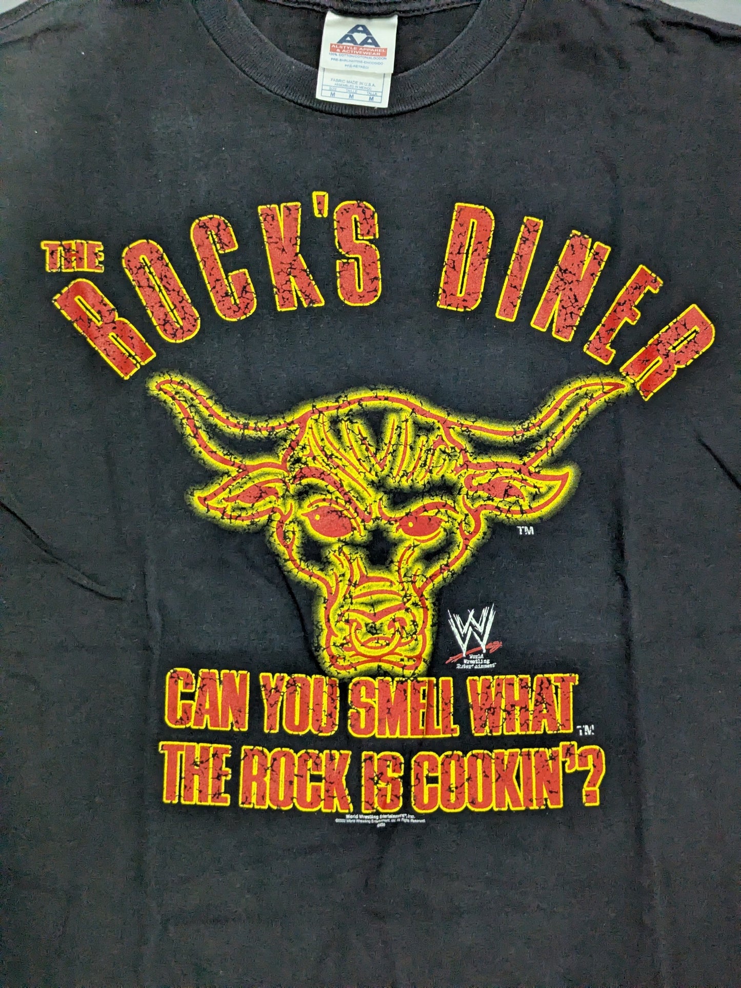 ザ・ロック「THE ROCK’S DINER」Tシャツ(WWE(2000s) / ブラック)