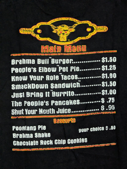 ザ・ロック「THE ROCK’S DINER」Tシャツ(WWE(2000s) / ブラック)