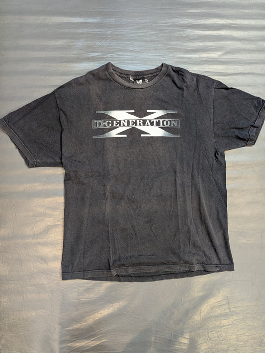 D-GENERATION X ロゴTシャツ(WWE(2003) / ブラック)