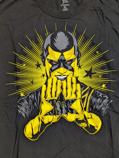 Stardust "FACE THE STRANGE" Illustration T-Shirt (WWE (2013) / Black)