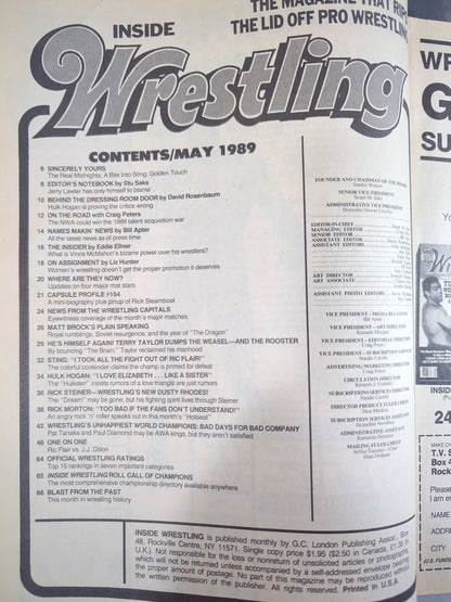 Inside Wrestling May 1989 Issue