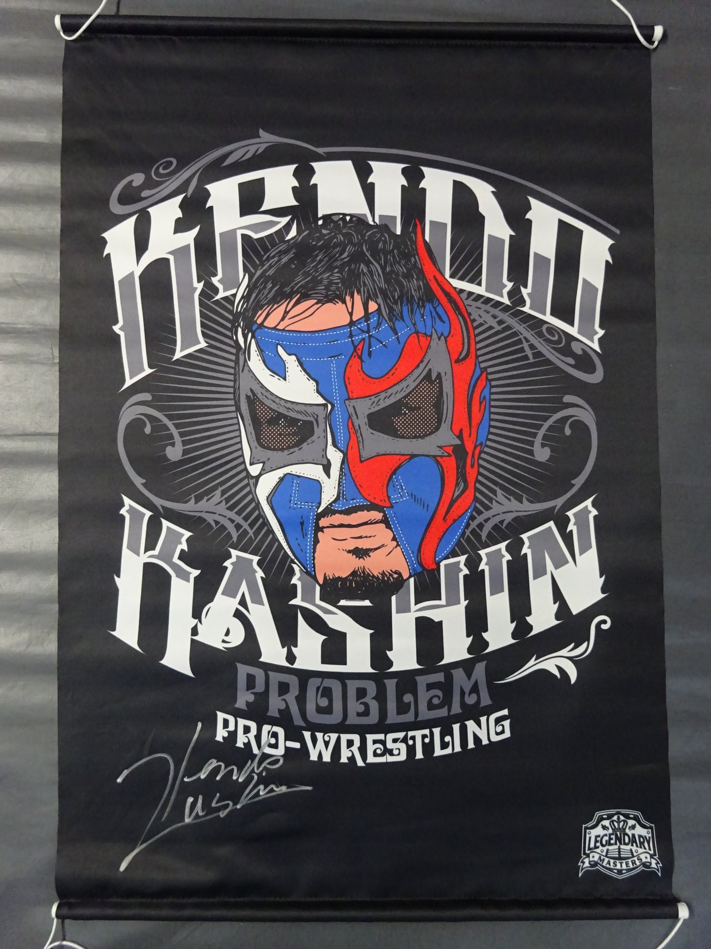 【hand signed autograph】Kendo Kashin Tapestry (1)