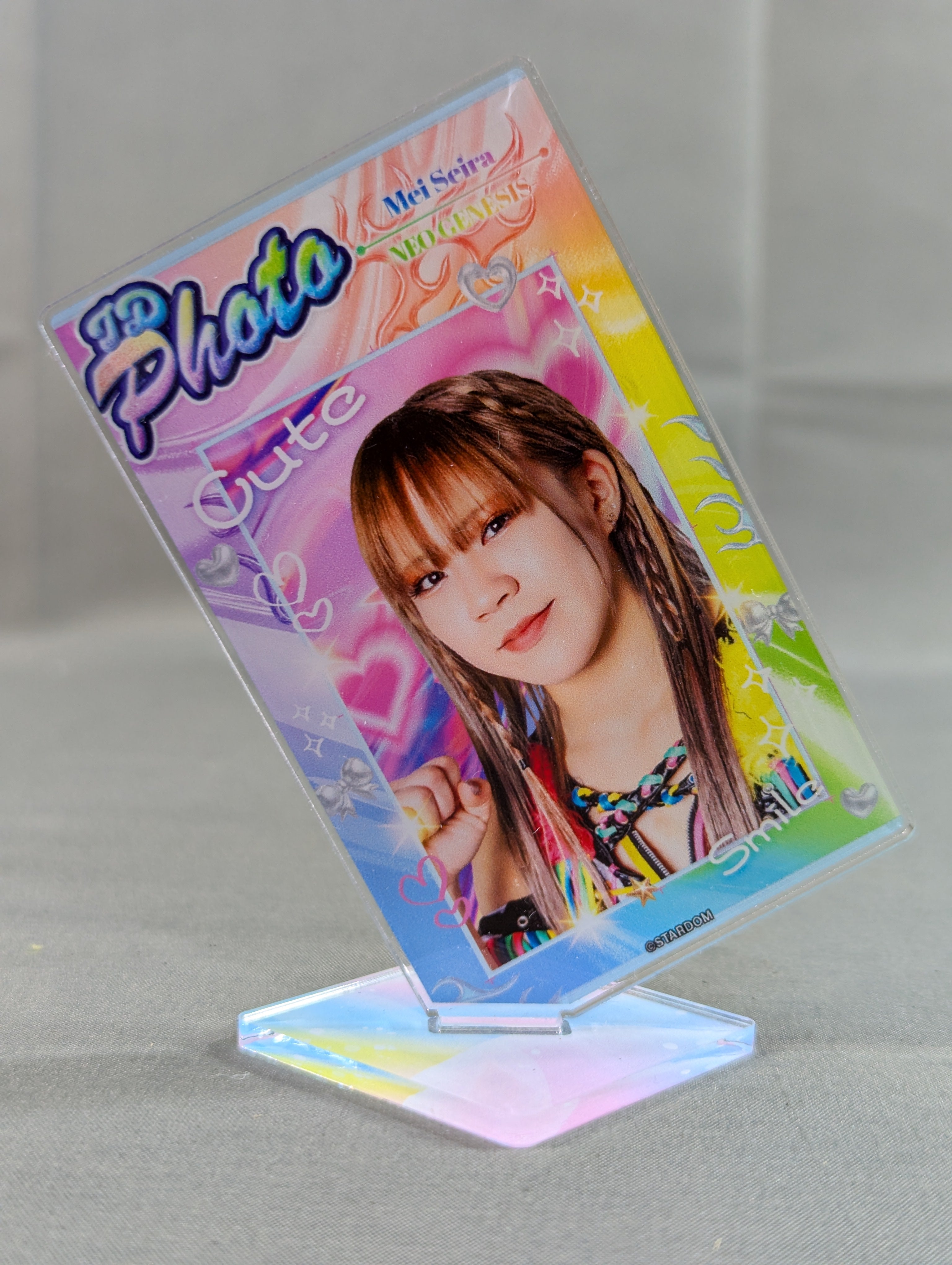 星来芽依 STARDOM CARD PARTY アクリルスタンド ID PHOTO NEO GENESIS