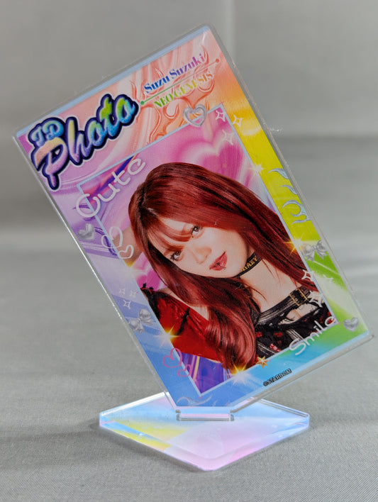Suzu Suzuki STARDOM CARD PARTY Acrylic Stand ID PHOTO NEO GENESIS