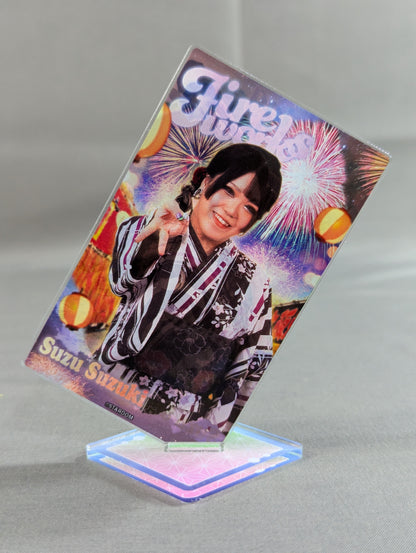 鈴季すず STARDOM CARD PARTY アクリルスタンド 浴衣2024