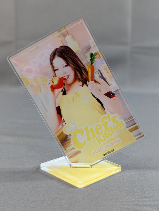 Suzu Suzuki STARDOM CARD PARTY Acrylic Stand Chef's Kitchen