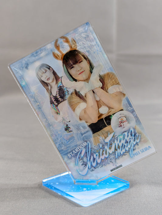 MEI SEIRA STARDOM CARD PARTY Acrylic Stand Christmas