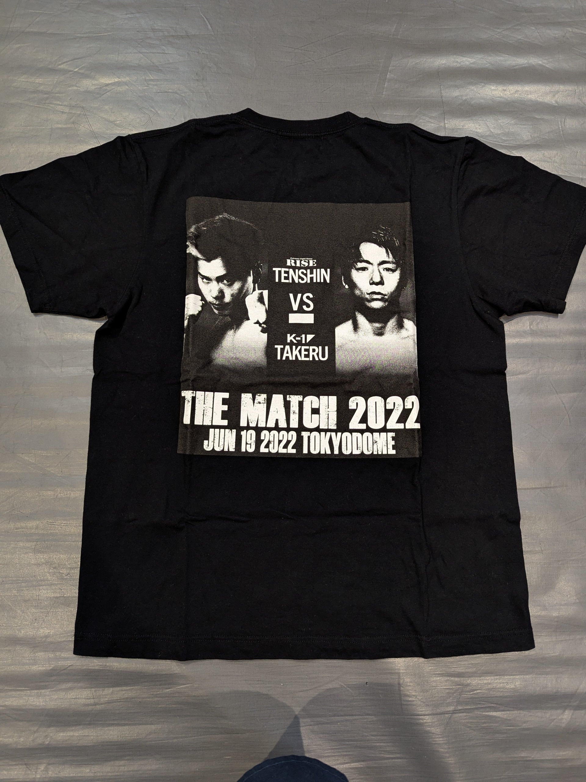 新品　the match Tシャツ 黒色　XLサイズ　那須川天心　武尊 THE MATCH 2022 那須川天心vs武尊 Tシャツ(ブラック) – 闘道館