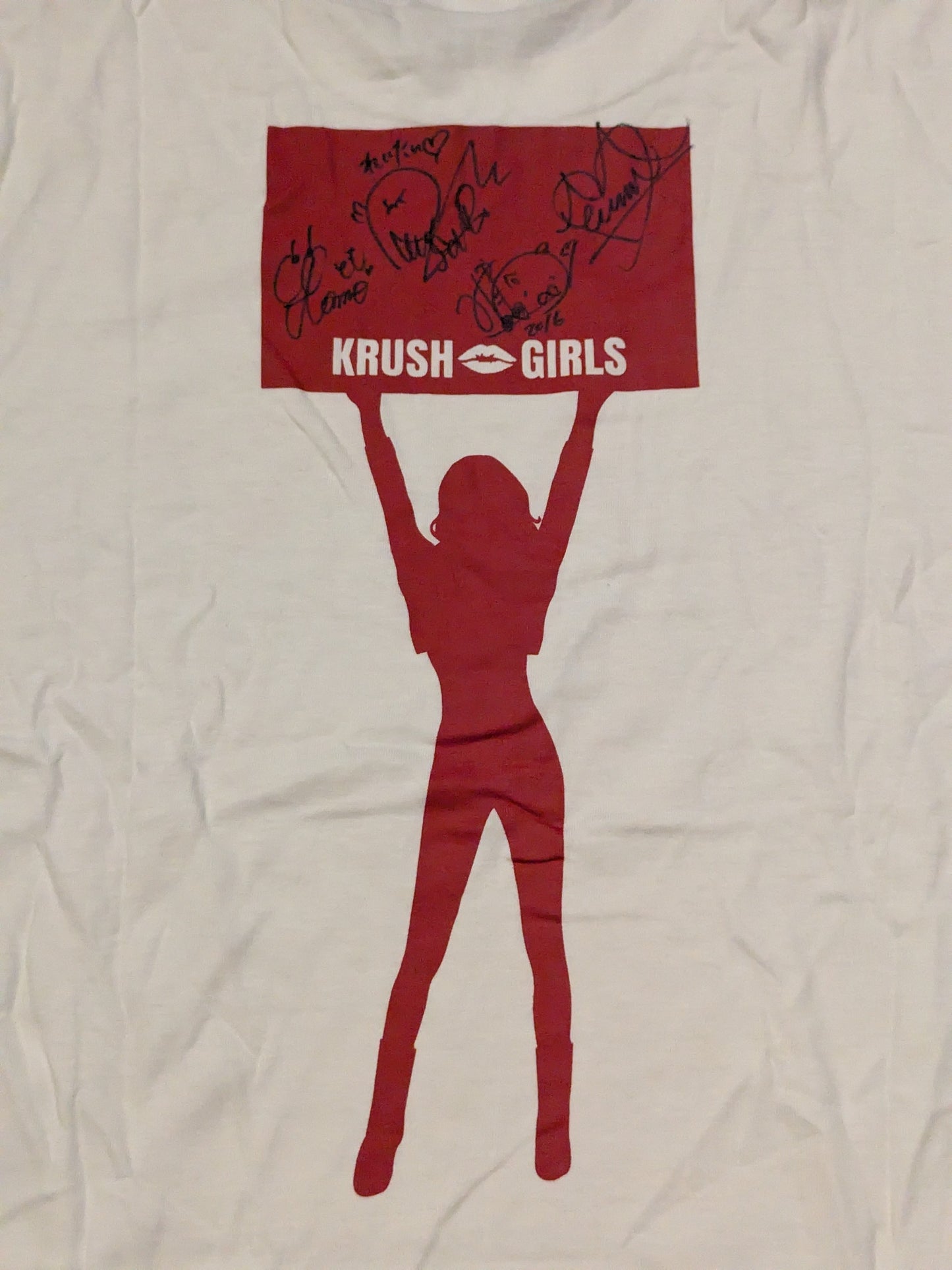 【4名直筆サイン入り】Krush Girls Tシャツ