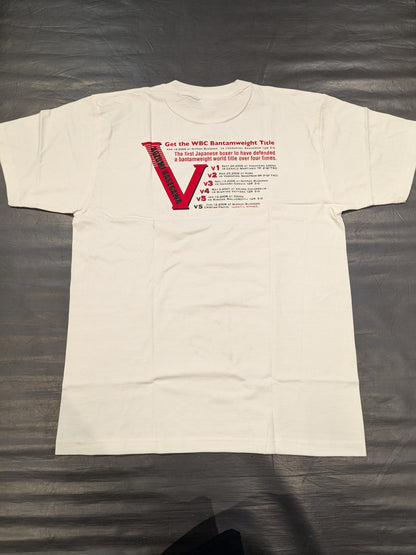 【hand signed autograph】 Hozumi Hasegawa WBC Bantamweight Title Match T-shirt