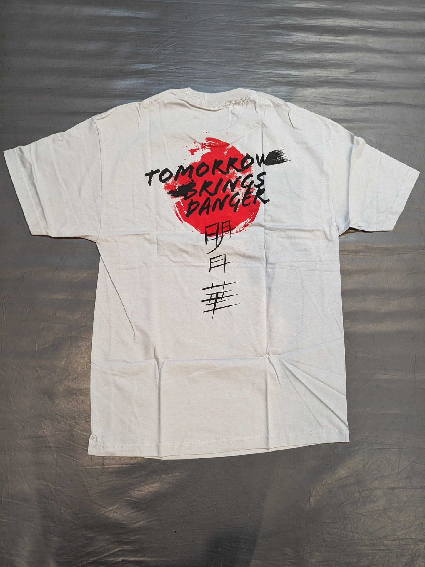 Asuka 'TOMORROW DANGER' T-shirt (WWE (2016) / Gray)