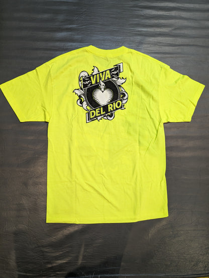 Alberto Del Rio "BORN IN MEXICO / MADE IN AMERICA" T-SHIRT (WWE (2012) / Light Green)