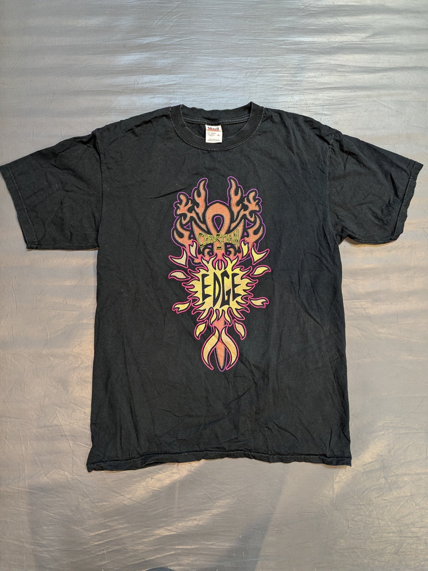 エッジ＆クリスチャン Tシャツ(WWF(1990s) / ブラック)