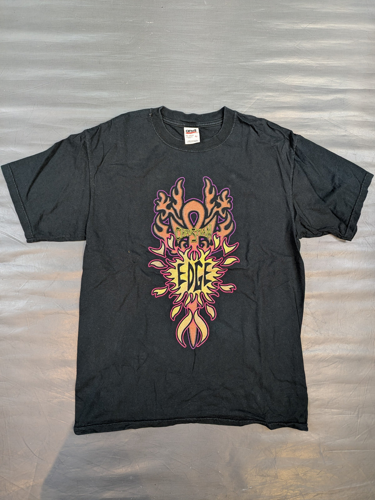 エッジ＆クリスチャン Tシャツ(WWF(1990s) / ブラック)