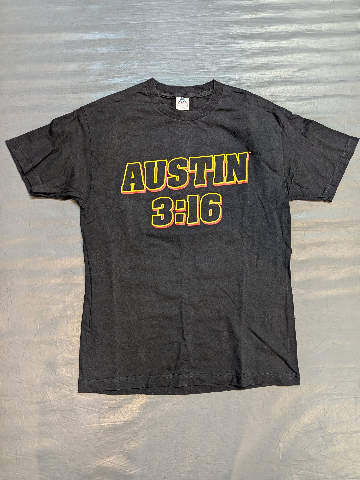 ストーンコールド・スティーブ・オースチン「3:16」Tシャツ(WWF(2000) / ブラック)