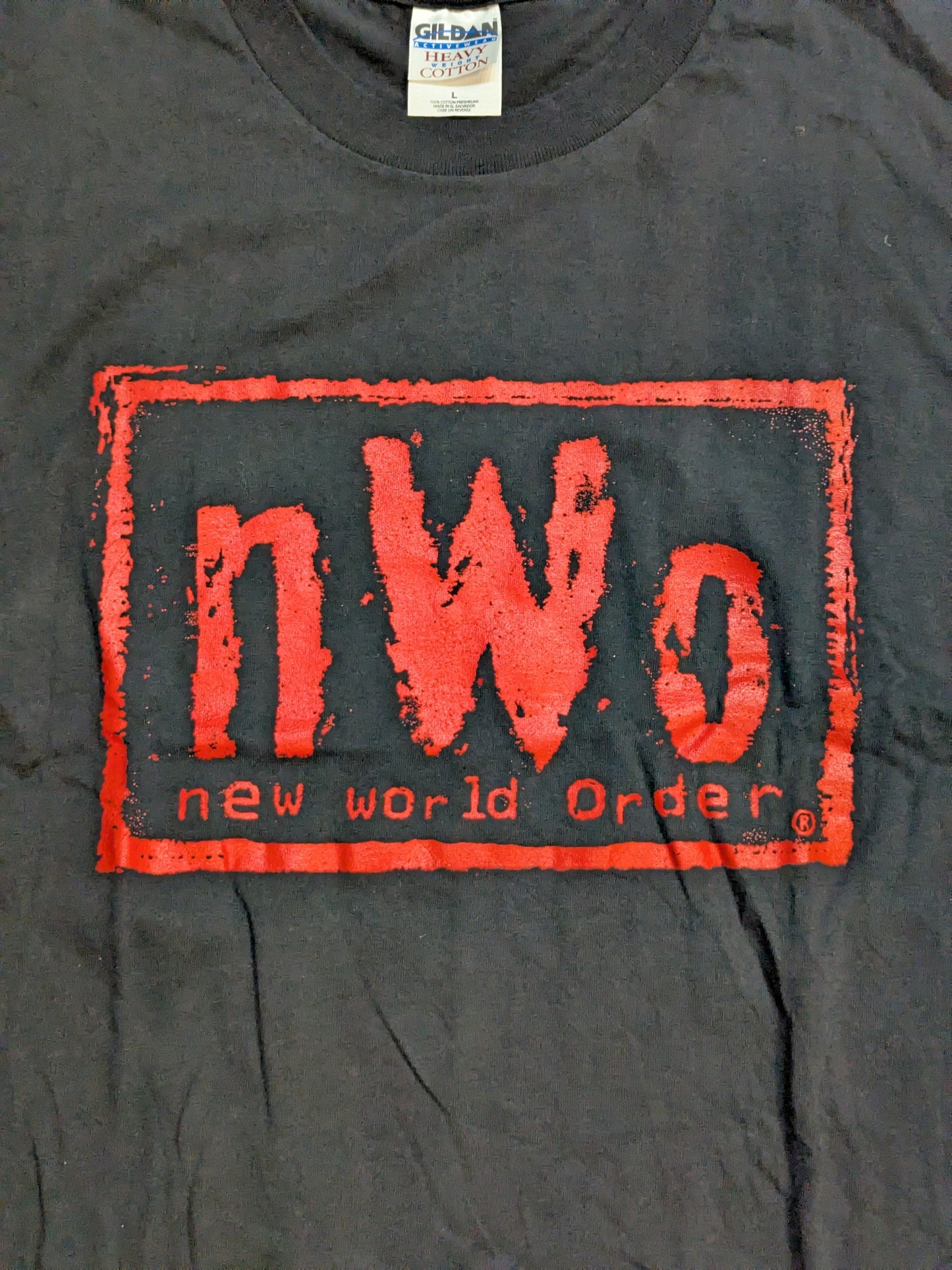nWo ウルフパックTシャツ(WCW(1990s) / ブラック)