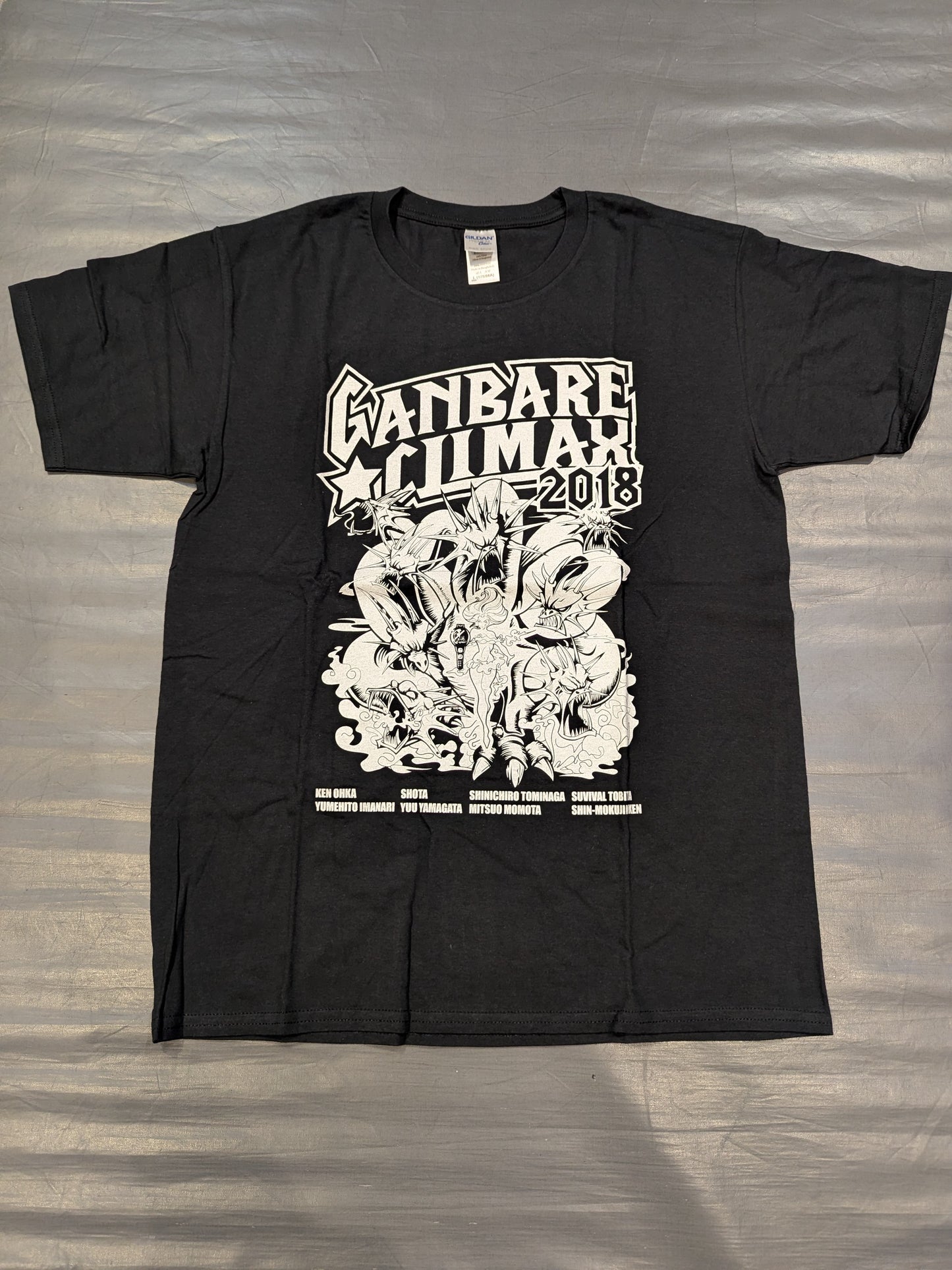 ガンバレ☆プロレス「GANBARE CLIMAX 2018」Tシャツ