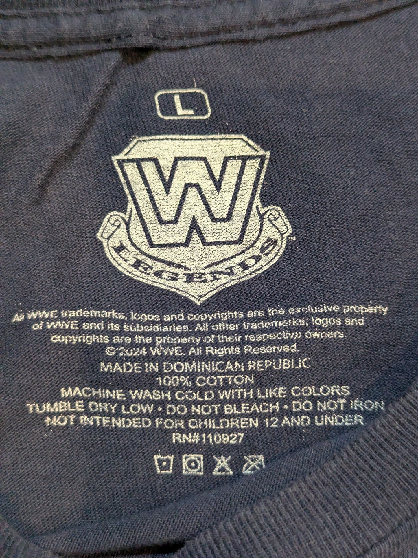 Stone Cold Steve Austin T-shirt (WWE (2024) / Navy)