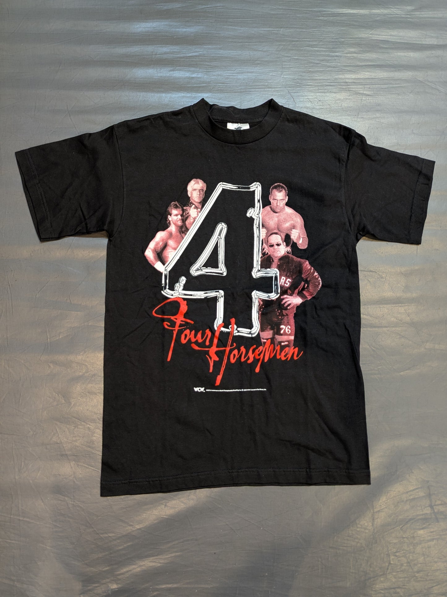 フォー・ホースメン ピクチャーTシャツ(WCW(1998) / ブラック)