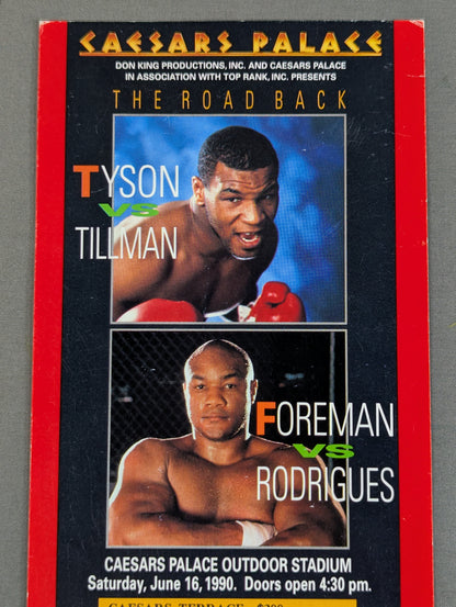 [Full Ticket] Mike Tyson vs. Henry Tillman