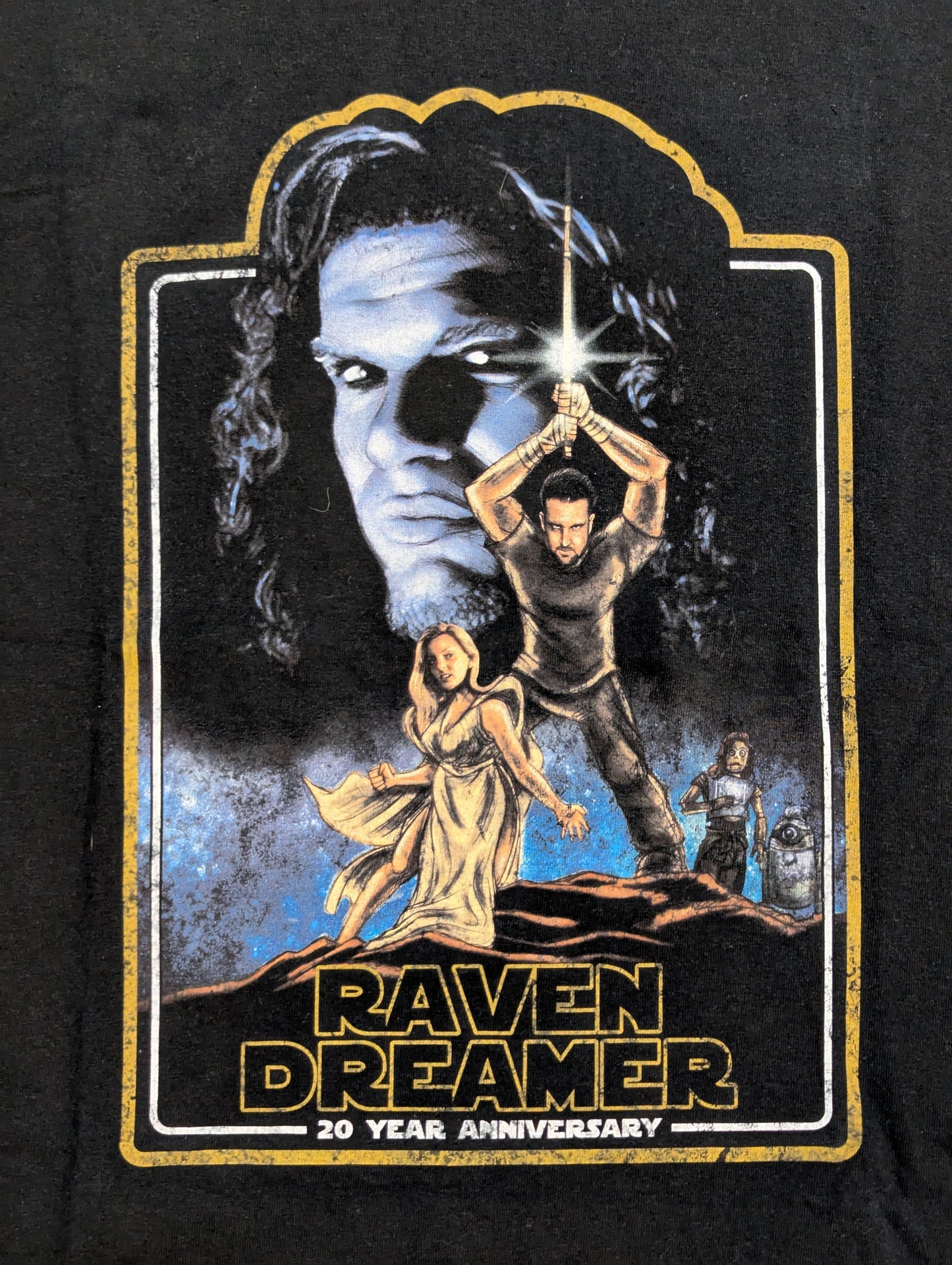 Raven & Tommy Dreamer '20 YEAR ANNIVERSARY' T-shirt (Black)