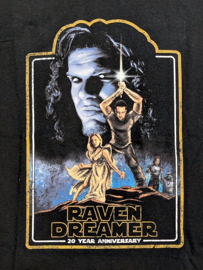 Raven & Tommy Dreamer '20 YEAR ANNIVERSARY' T-shirt (Black)