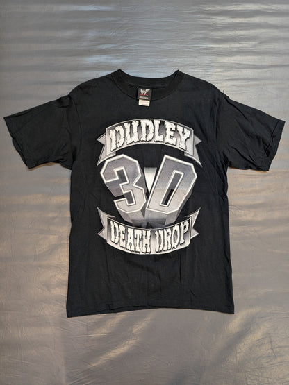 ダッドリー・ボーイズ「3D DEATH DROP」Tシャツ(WWF(2000) / ブラック)