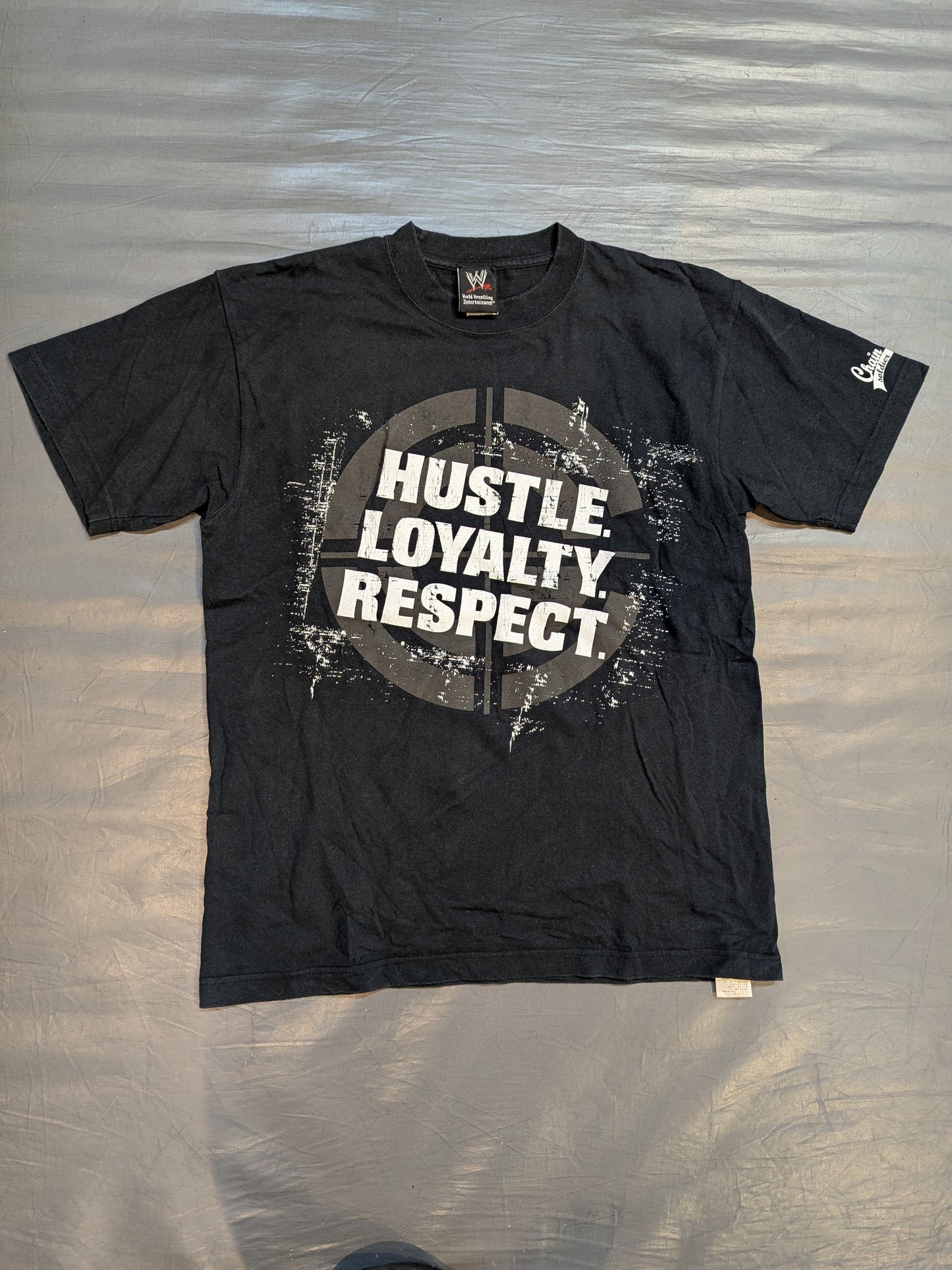 John Cena "HUSTLE ROYALTY RESPECT" T-shirt (WWE (2000s) / Black)