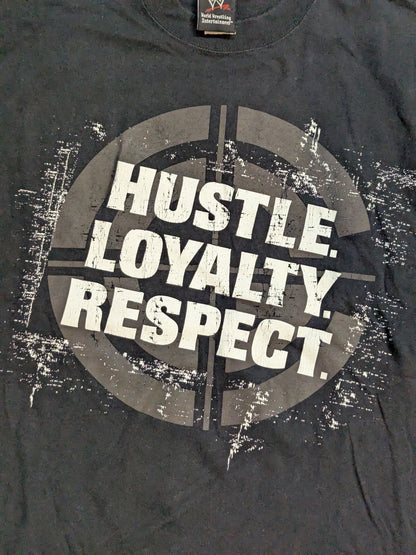 John Cena "HUSTLE ROYALTY RESPECT" T-shirt (WWE (2000s) / Black)