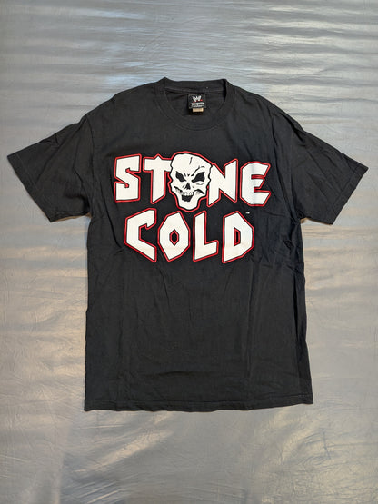 Stone Cold Steve Austin 'BULLET PROOF' T-shirt (WWE (2003) / Black)