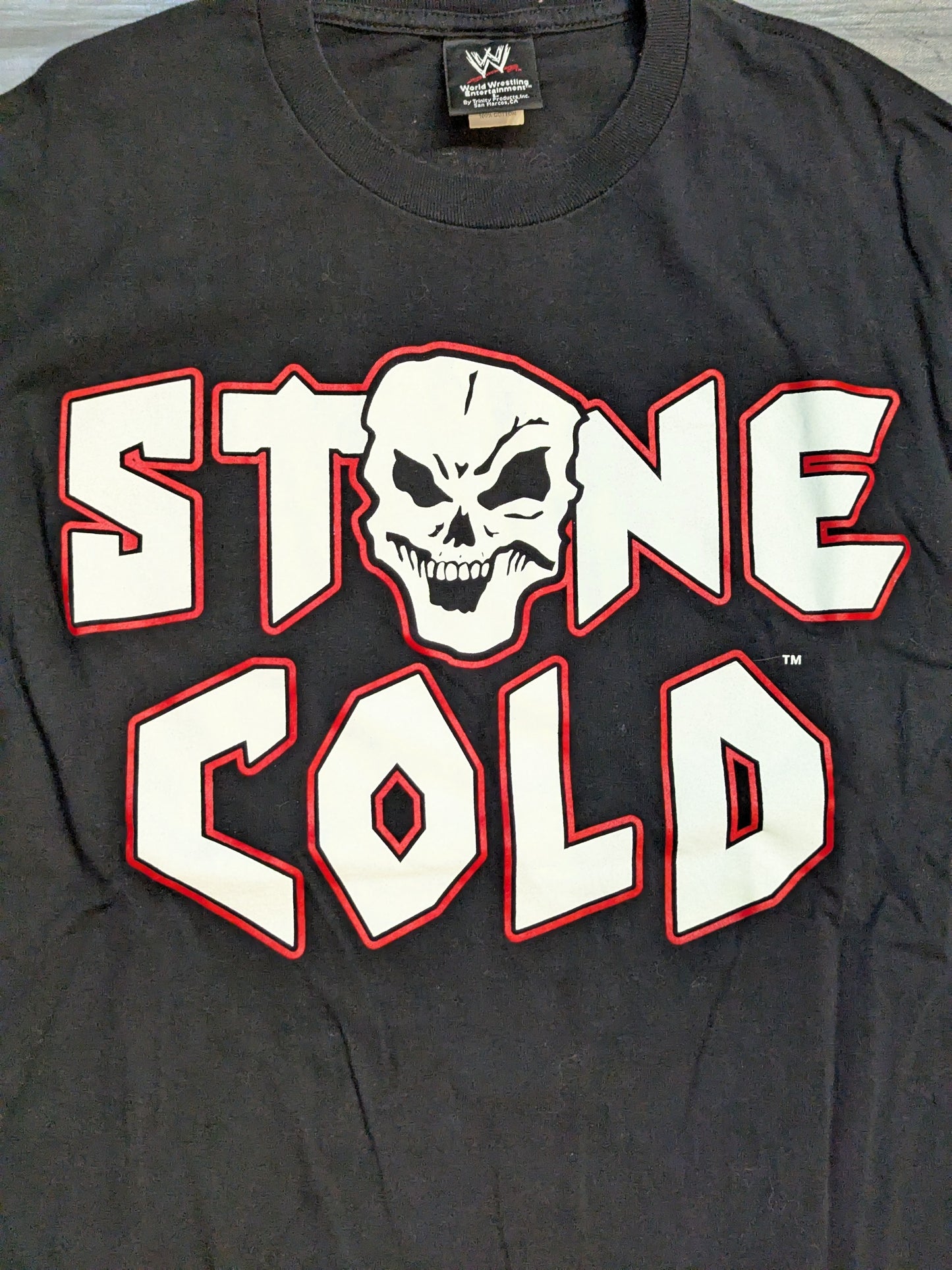 Stone Cold Steve Austin 'BULLET PROOF' T-shirt (WWE (2003) / Black)