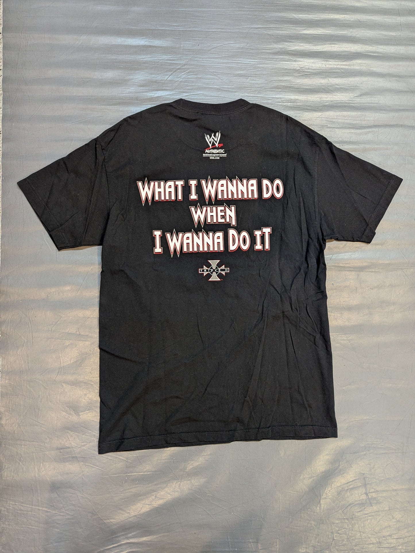 Triple H 'WHAT I WANNA DO WHEN I WANNA DO IT' T-shirt (WWE (2003) / Black)