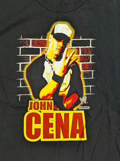 John Cena "U CAN'T C ME" Picture T-Shirt (WWE (2004) / Black)