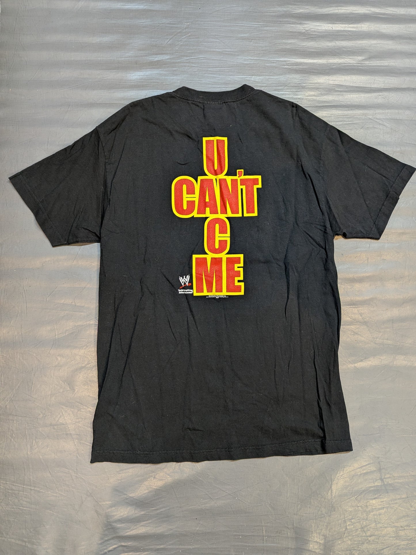 John Cena "U CAN'T C ME" Picture T-Shirt (WWE (2004) / Black)