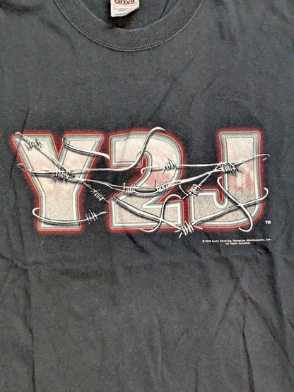 クリス・ジェリコ「Y2J」Tシャツ(WWF(2002) / ブラック)