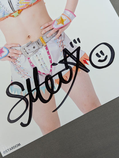 ★ Handover Event ★ MEI SEIRA  hand signed autograph Stardom Pro-Photo