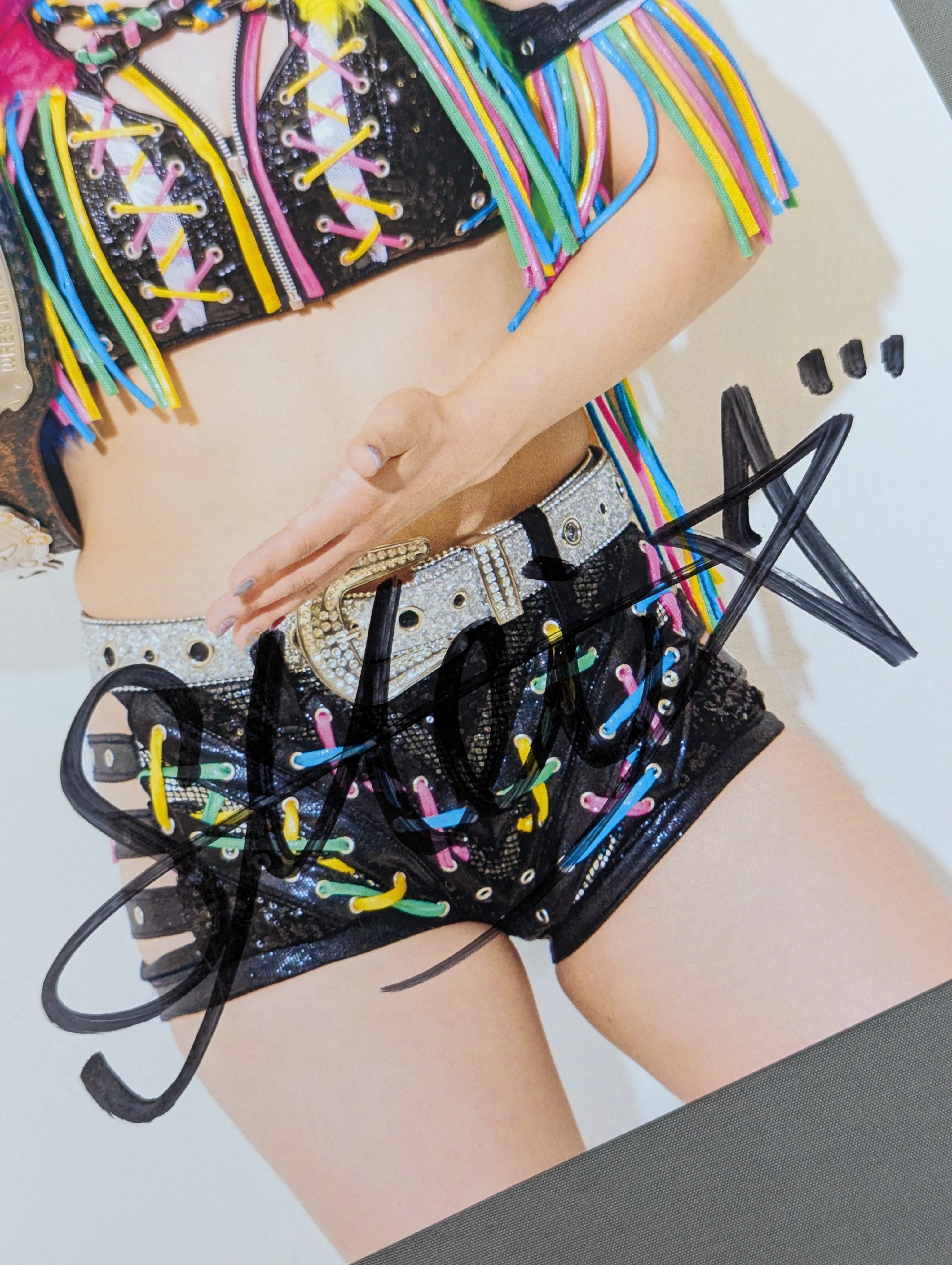 星来芽依 直筆サイン入り スターダムポートレート(B-9) – 闘道館