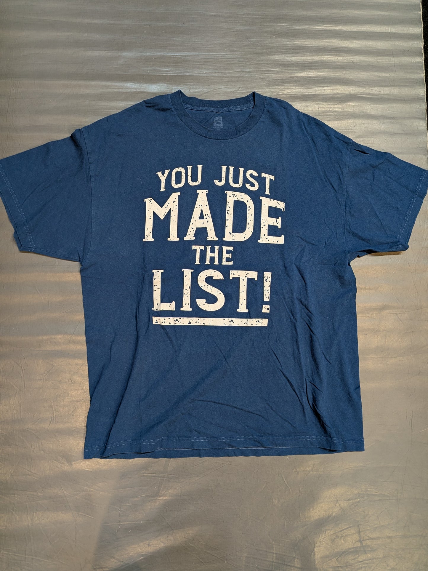 Chris Jericho: "YOU JUST MADE THE LIST!" T-shirt (WWE (2017) / Navy)