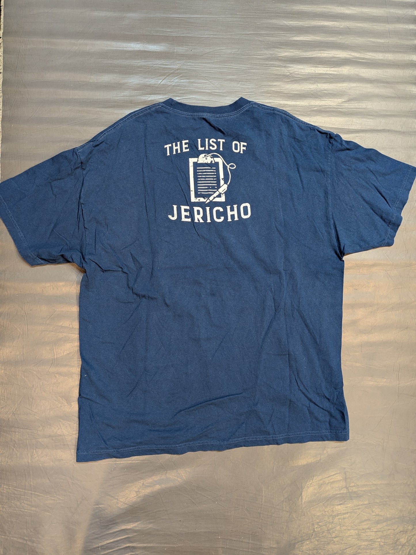 Chris Jericho: "YOU JUST MADE THE LIST!" T-shirt (WWE (2017) / Navy)