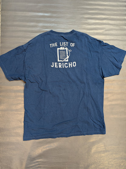 Chris Jericho: "YOU JUST MADE THE LIST!" T-shirt (WWE (2017) / Navy)