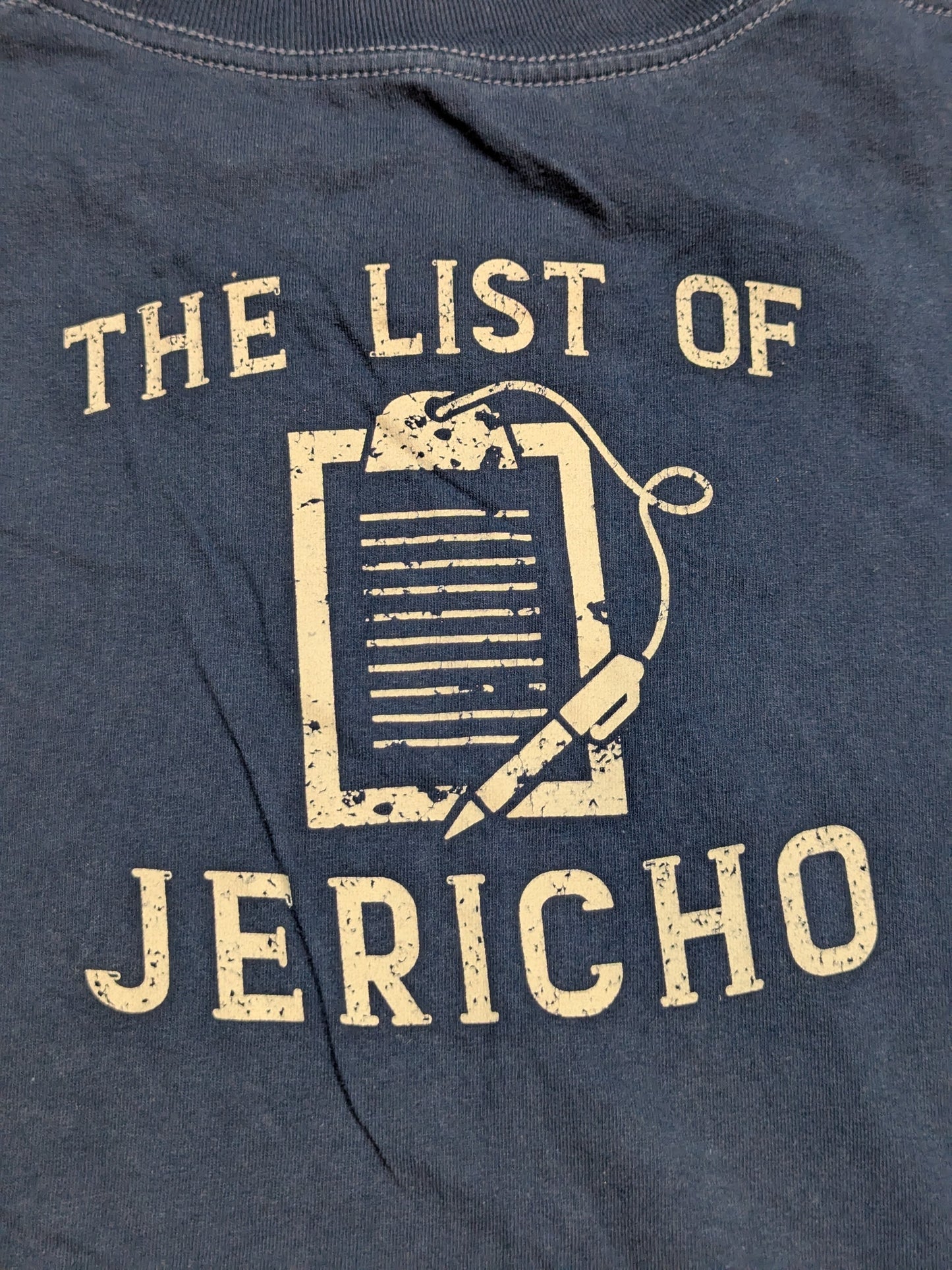 Chris Jericho: "YOU JUST MADE THE LIST!" T-shirt (WWE (2017) / Navy)
