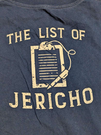 Chris Jericho: "YOU JUST MADE THE LIST!" T-shirt (WWE (2017) / Navy)
