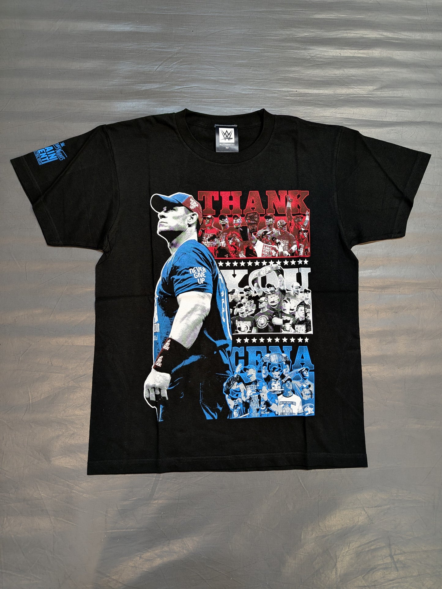 John Cena "Thank You Cena" Picture T-Shirt (1) (WWE (2025) / Black)