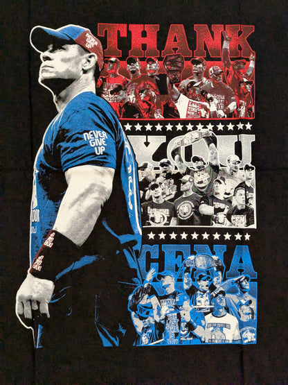 John Cena "Thank You Cena" Picture T-Shirt (1) (WWE (2025) / Black)